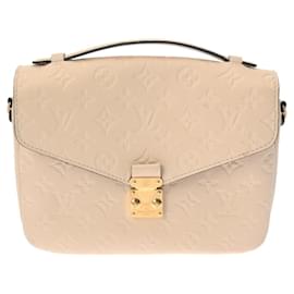 Louis Vuitton-Louis Vuitton Monogram Empreinte Pochette Metis MM Creme-Other
