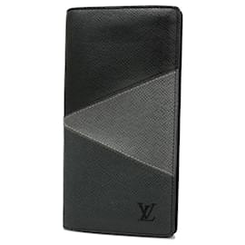 Louis Vuitton-Louis Vuitton Long Wallet Taiga Portefeuille Brazza NM M30715-Brown