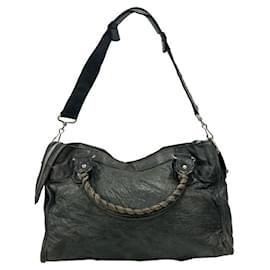 Balenciaga-Balenciaga The Giant City Handbag-Brown