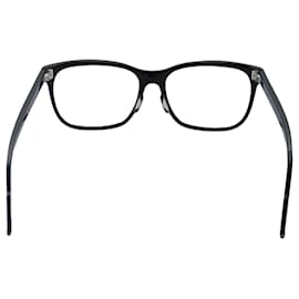 Gucci-GUCCI Web Sherry Line Date Glasses plastic Black Red Green Auth 87728-Black,Red,Green