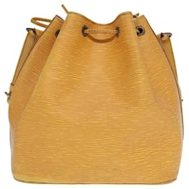 Louis Vuitton-LOUIS VUITTON Epi Petit Noe Shoulder Bag Yellow M44102 LV Auth cl857-Yellow