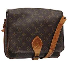 Louis Vuitton-LOUIS VUITTON Monogram Cartouchiere GM Shoulder Bag M51252 LV Auth bs17268-Monogram
