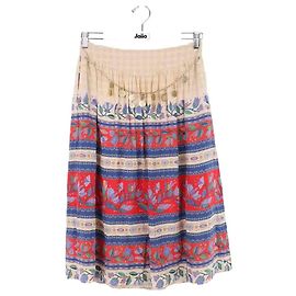 Antik Batik Saia de seda Multicor