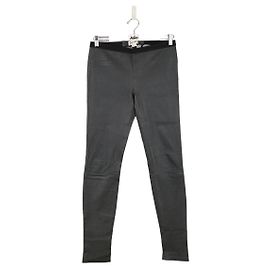 Helmut Lang Leather leggings Black