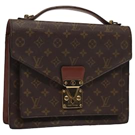 Louis Vuitton-LOUIS VUITTON Monogram Monceau 28 Hand Bag 2way M51185 LV Auth bs17247-Monogram
