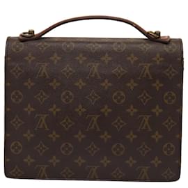 Louis Vuitton-LOUIS VUITTON Monogram Monceau 28 Hand Bag 2way M51185 LV Auth bs17247-Monogram