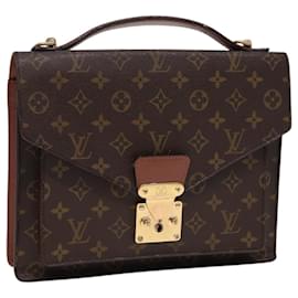 Louis Vuitton-LOUIS VUITTON Monogram Monceau 28 Hand Bag 2way M51185 LV Auth bs17183-Monogram