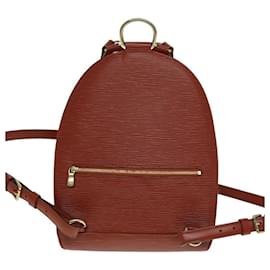 Louis Vuitton-LOUIS VUITTON Epi Mabillon Backpack Brown M52233 LV Auth yk14439-Brown
