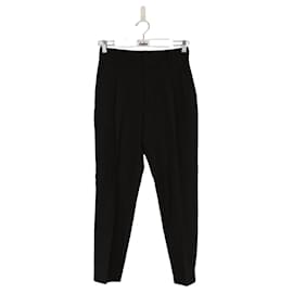 Anine Bing-Black straight pants-Black
