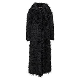 Autre Marque-Appletree London Fringe Long Coat-Black