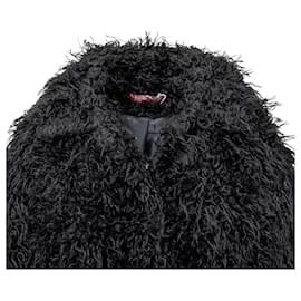 Autre Marque-Appletree London Fringe Long Coat-Black