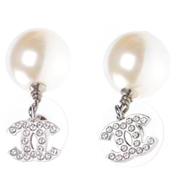 Chanel-CHANEL CC Jewelry in White Pearl - 101832-White