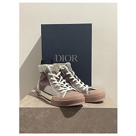 Baskets DIOR T.EU 44 Tissu Rose