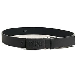 Cinturón DIOR T.cm 80 de cuero Gris