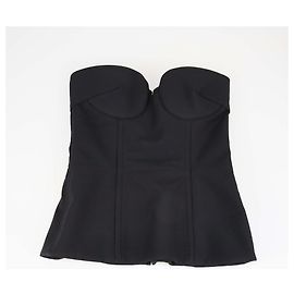 VALENTINO GARAVANI Top T.FR Seta Nero