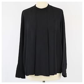 Hermès-HERMES Tops T.FR  Wool-Black