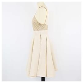 Fendi-Robe FENDI T.FR  Polyester-Beige