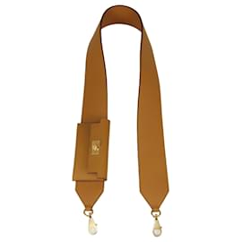 Hermès-HERMES Handbags T.  Leather-Golden