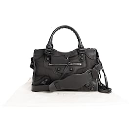 Balenciaga-Balenciaga Mini The City Bag-Black