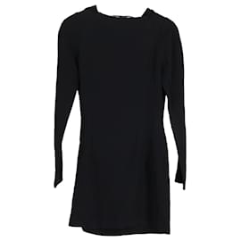 Roland Mouret-Roland Mouret Mini Dress in Black Viscose-Black