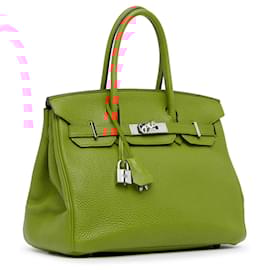 Hermès-Hermès Orange Togo Birkin Retourne 30-Orange