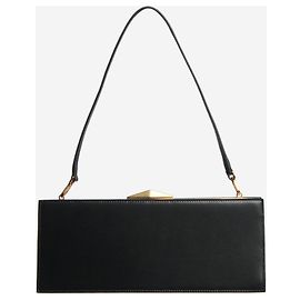 Jimmy Choo Black Diamond Cocktail Clutch Black