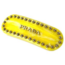 Fermaglio per capelli giallo da donna Prada Giallo