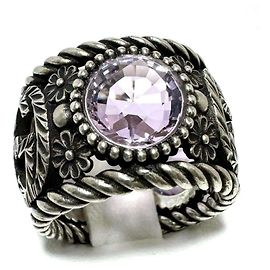GUCCI Women's Interlocking G Ring Silvery