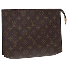 Louis Vuitton-LOUIS VUITTON Monogram Poche Toilette 26 Pouch M47542 LV Auth yk14431-Monogram
