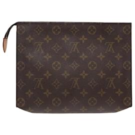 Louis Vuitton-LOUIS VUITTON Monogram Poche Toilette 26 Pouch M47542 LV Auth yk14431-Monogram