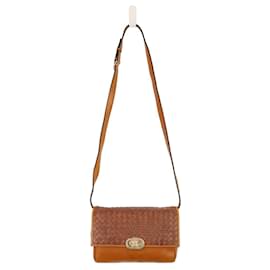 Céline-Leather shoulder bag-Brown