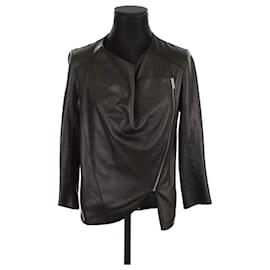 Bash Lederjacke Schwarz