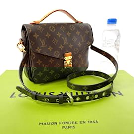 Louis Vuitton-Louis Vuitton Pochette Metis MM Handbag-Brown,Monogram