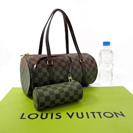 Louis Vuitton-Louis Vuitton Papillon 30 Handbag-Brown,Damier ebene