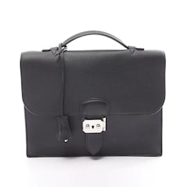 Hermès-Hermes Sac a Depeche 27 Bag-Black