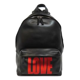 Givenchy LOVE Backpack in Black Leather Black