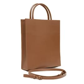 Loewe-Loewe Standard Tote in Sleek Calf Tan-Brown