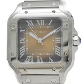 Cartier-Cartier Santos de MM Brown Dial WSSA0065 Men's Wristwatch-Other