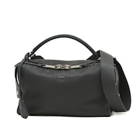 Fendi-Fendi Selleria Ray 2-Way Shoulder Bag-Brown