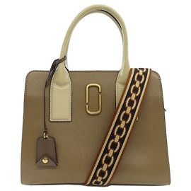 Borsa tote Double J di Marc Jacobs per donne Marrone