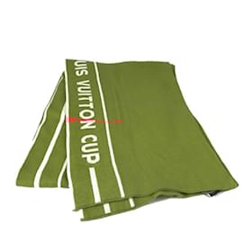 Louis Vuitton-Louis Vuitton Cup Bicolor Scarf-White,Orange