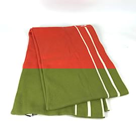 Louis Vuitton-Louis Vuitton Cup Bicolor Scarf-White,Orange