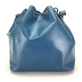 Louis Vuitton-Louis Vuitton Epi Petit Noe Shoulder Bag-Blue