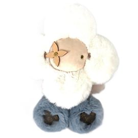 Louis Vuitton Fur Doudou Vivienne Doll White Blue