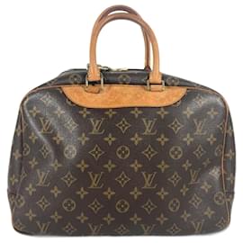 Louis Vuitton-Louis Vuitton Monogram Deauville Tote Bag-Brown