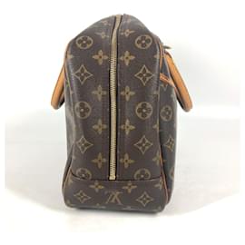 Louis Vuitton-Louis Vuitton Monogram Deauville Tote Bag-Brown