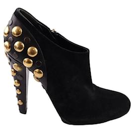 Gucci-Boots en daim-Noir