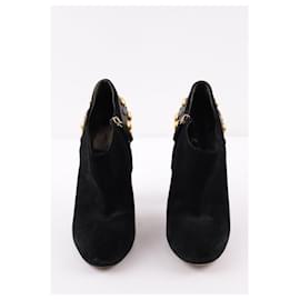 Gucci-Boots en daim-Noir