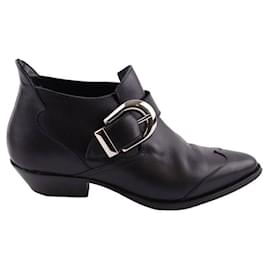 Roseanna-Boots en cuir-Noir