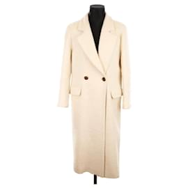 Sandro Cotton coat White